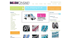 Desktop Screenshot of beadsonsale.com